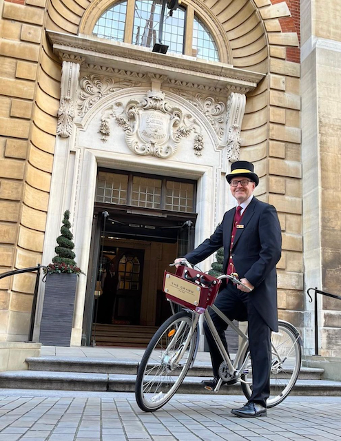 Recycled Hotel Bicycles